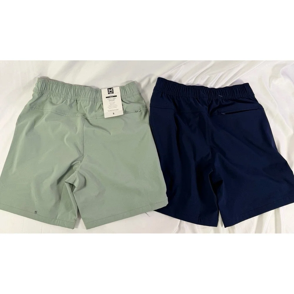 Members Mark Men's Small Tech Shorts Lot Elastic Waist Pull On 7